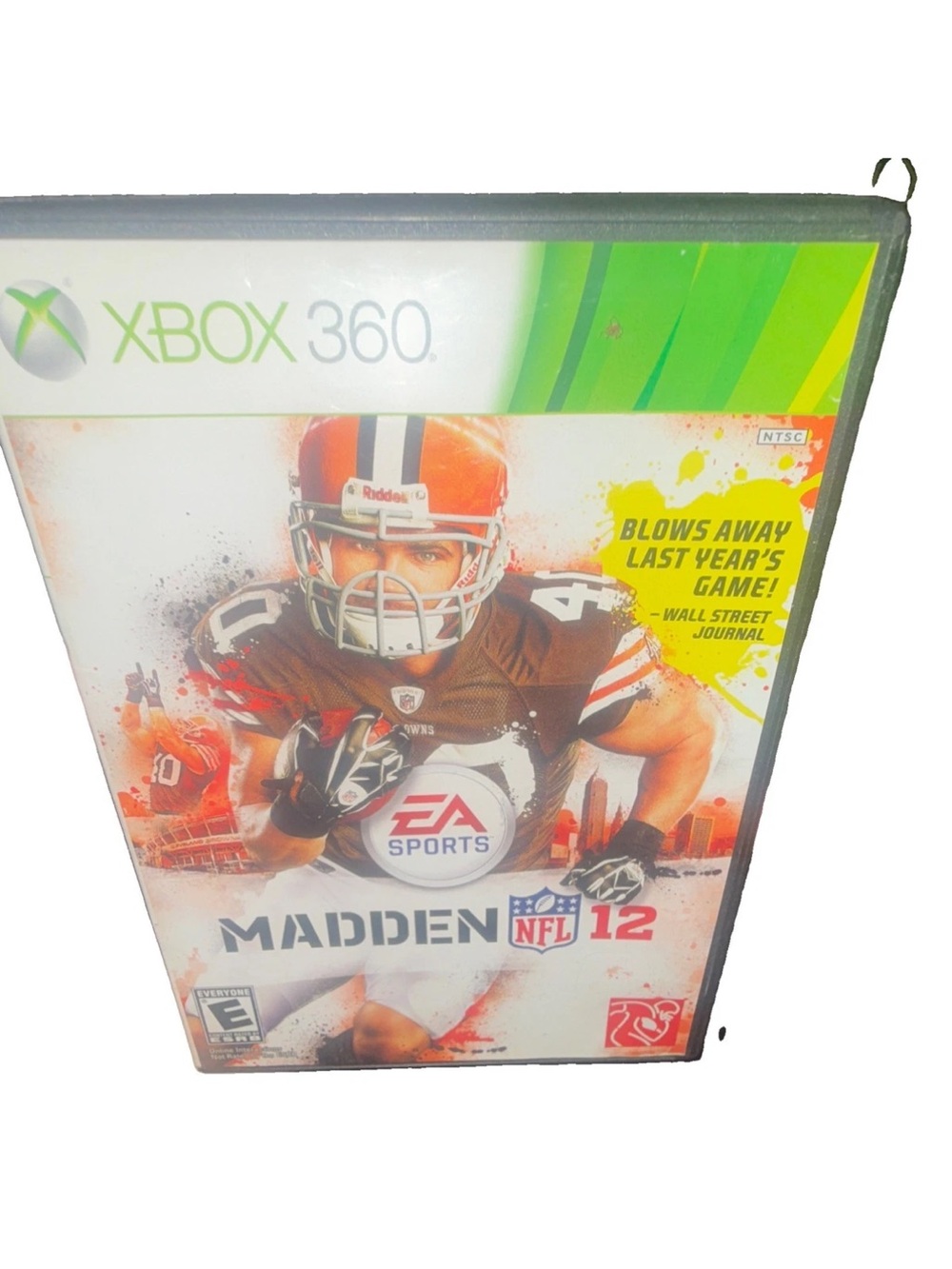 Xbox 360 Madden NFL 12 Video Game - Brown/Orange Cover